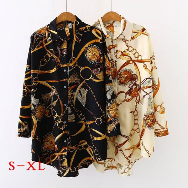 women's black white chain print tunic shirt blouse new spring autumn office lady women blouses blusas femme 2021 #t2g
women's black white chain print tunic shirt blouse new spring autumn office lady women blouses blusas femme 2021 #t2g