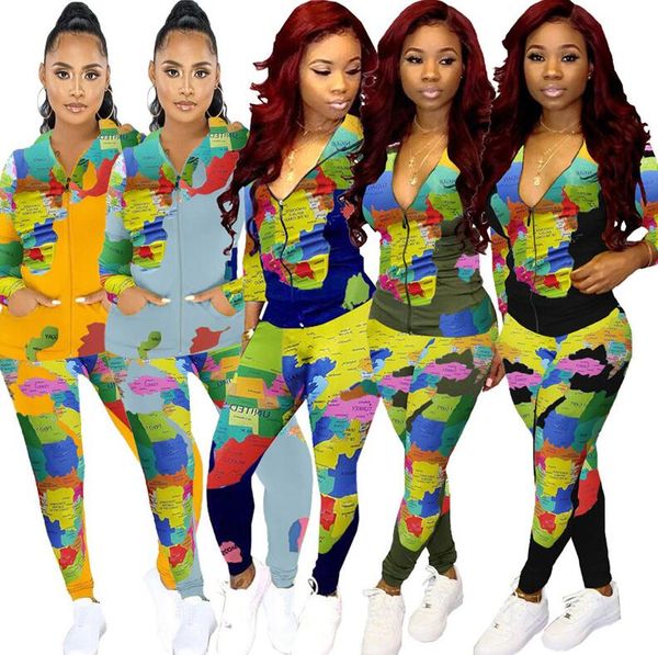 map print hooded casual suit womens tracksuit hoodie zip jacket zipper coat and pants leggings two piece outfits clothing set 2020 d102101, Gray
map print hooded casual suit womens tracksuit hoodie zip jacket zipper coat and pants leggings two piece outfits clothing set 2020 d102101, Gray