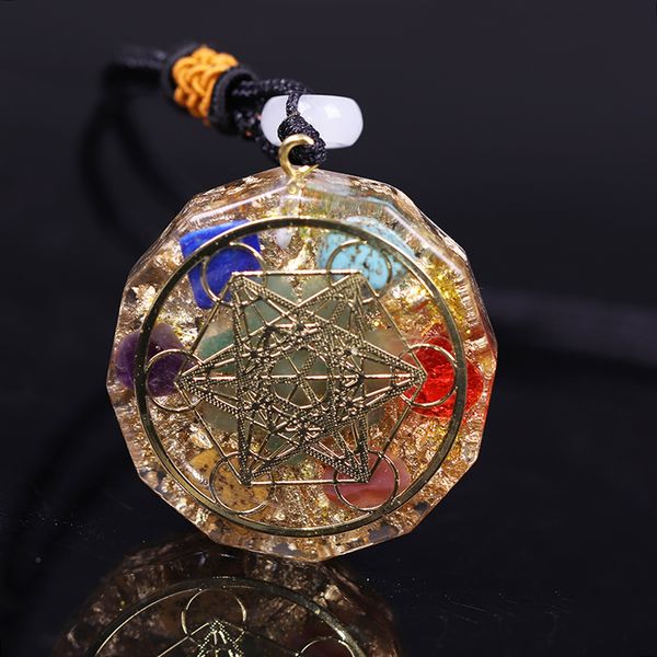 7 chakra energy pendant orgonite necklace reiki energy pendant yoga meditation necklace resin jewelry for women men 201014, Silver
7 chakra energy pendant orgonite necklace reiki energy pendant yoga meditation necklace resin jewelry for women men 201014, Silver