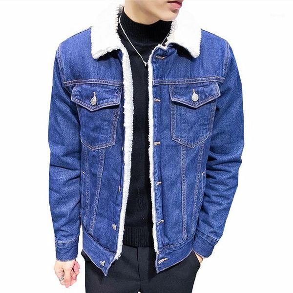 winter plus velvet denim jacket male lamb hair thick denim jacket warm wool men's loose large size 6xl1, Black;brown
winter plus velvet denim jacket male lamb hair thick denim jacket warm wool men's loose large size 6xl1, Black;brown