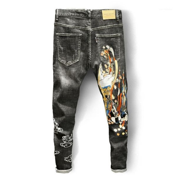 autumn winter 2021 casual embroidery jeans mens cropped trousers slim feet men's pants spiritual guy teenagers pencil pants1, Blue
autumn winter 2021 casual embroidery jeans mens cropped trousers slim feet men's pants spiritual guy teenagers pencil pants1, Blue