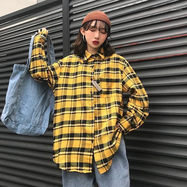 retro korean plaid cotton men shirt yellow loose long sleeve button shirts camisa social casual spring men clothes new mm60ncs1, White;black
retro korean plaid cotton men shirt yellow loose long sleeve button shirts camisa social casual spring men clothes new mm60ncs1, White;black