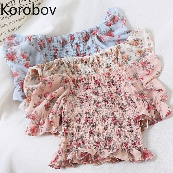 korobov korean slash neck off shoulder female shirt vintage flower ruffles summer blouses women flare sleeve blusas mujer 78320 y200402, White
korobov korean slash neck off shoulder female shirt vintage flower ruffles summer blouses women flare sleeve blusas mujer 78320 y200402, White