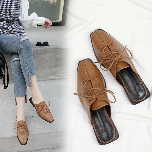 women flat wild lazy sandals square toe belt with flats shoes ladies beach outdoor slip on lace up women slippers light shallow, Black
women flat wild lazy sandals square toe belt with flats shoes ladies beach outdoor slip on lace up women slippers light shallow, Black