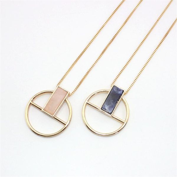 pendant necklaces xq 2021 the fashion circular necklace natural stone rectangle personality, Silver
pendant necklaces xq 2021 the fashion circular necklace natural stone rectangle personality, Silver