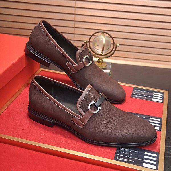 a1 with box mens womens genuine leather suit loafers with buckle designer luxury horsebit shoes slip on shoes, Black
a1 with box mens womens genuine leather suit loafers with buckle designer luxury horsebit shoes slip on shoes, Black