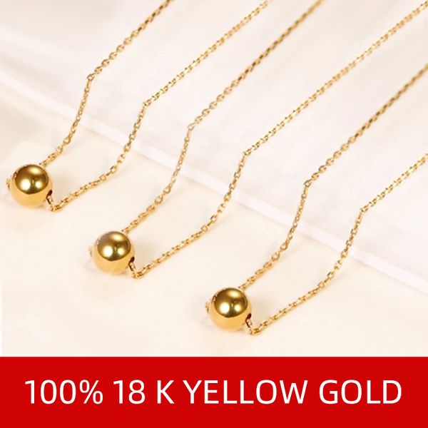 nymph real 18k gold jewelry necklace solid gold beads pendant pure au750 for women fine wedding gift d503 0927, Silver
nymph real 18k gold jewelry necklace solid gold beads pendant pure au750 for women fine wedding gift d503 0927, Silver