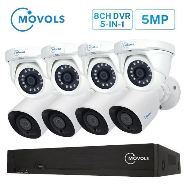 movols 5mp video surveillance system 8ch h.265 dvr set 4pcs 4pcs dome security camera indoor/outdoor waterproof cctv kit1
movols 5mp video surveillance system 8ch h.265 dvr set 4pcs 4pcs dome security camera indoor/outdoor waterproof cctv kit1