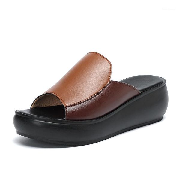 woman platform flip flops 2020 new summer women genuine leather slipper high heel shoes women slippers1, Black
woman platform flip flops 2020 new summer women genuine leather slipper high heel shoes women slippers1, Black