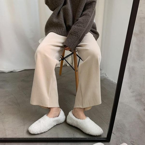 women's pants & capris 2021 winter fashion women corduroy casual lady wide leg loose high waist slacks female creamy-white slim straigh, Black;white
women's pants & capris 2021 winter fashion women corduroy casual lady wide leg loose high waist slacks female creamy-white slim straigh, Black;white