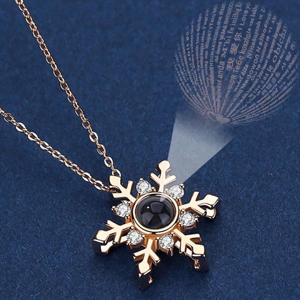 pendant necklaces personalized projection necklace custom jewelry women 100 languages i love you xmas snowflake romantic memory wedding, Silver
pendant necklaces personalized projection necklace custom jewelry women 100 languages i love you xmas snowflake romantic memory wedding, Silver