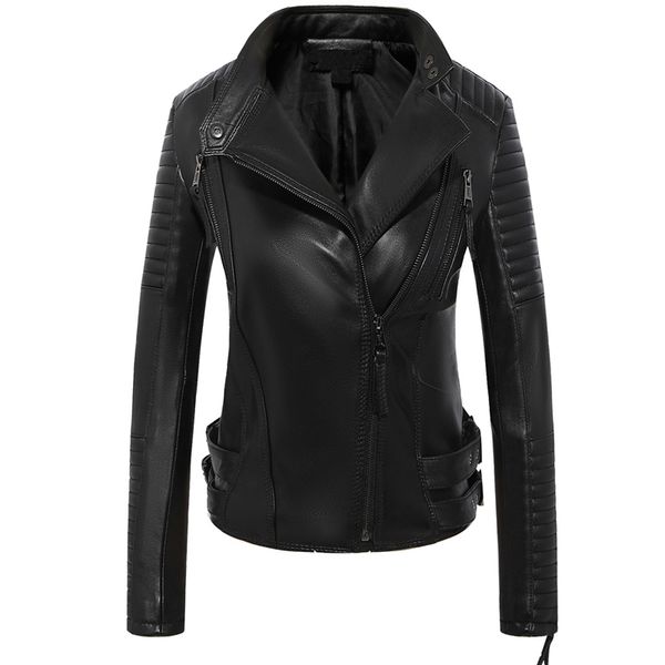 2021 new spring for women in plutonium soft rivet female turndown collar black autumn leather jacket asz3
2021 new spring for women in plutonium soft rivet female turndown collar black autumn leather jacket asz3