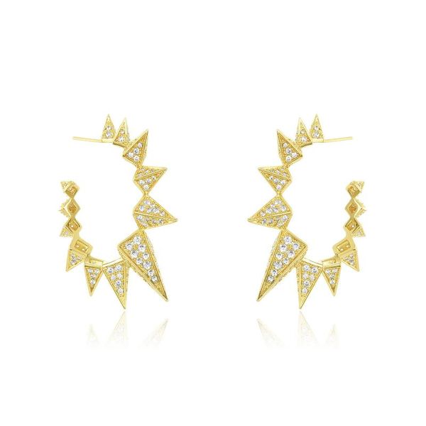 hoop & huggie geometric gorgeous european women jewelry micro pave rainbow white black cubic zirconia cz spike earring, Golden;silver
hoop & huggie geometric gorgeous european women jewelry micro pave rainbow white black cubic zirconia cz spike earring, Golden;silver