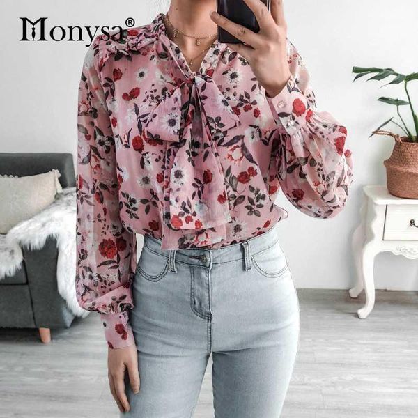 floral print casual shirts women 2020 summer new arrival elegant long sleeve chiffon blouses ladies loose pink with bow1, White
floral print casual shirts women 2020 summer new arrival elegant long sleeve chiffon blouses ladies loose pink with bow1, White
