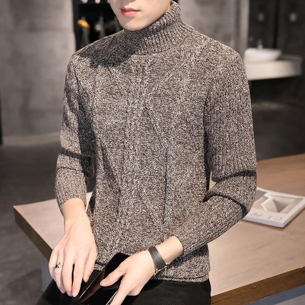 men's sweaters christmas turtleneck mens autumn wool sweater male high neck korean style slim handsome youth casual knitted, White;black
men's sweaters christmas turtleneck mens autumn wool sweater male high neck korean style slim handsome youth casual knitted, White;black