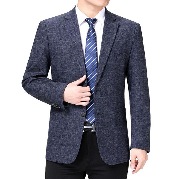 men's suits & blazers men simple comfortable long sleeve plaid blazer masculino fashion suit jackets loose business casual costume homm, White;black
men's suits & blazers men simple comfortable long sleeve plaid blazer masculino fashion suit jackets loose business casual costume homm, White;black