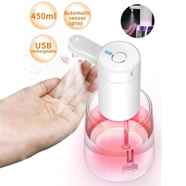 touchless 450ml usb disinfection dispenser automatic spray dispenser with induction sensor standing ipx7 waterproof1
touchless 450ml usb disinfection dispenser automatic spray dispenser with induction sensor standing ipx7 waterproof1
