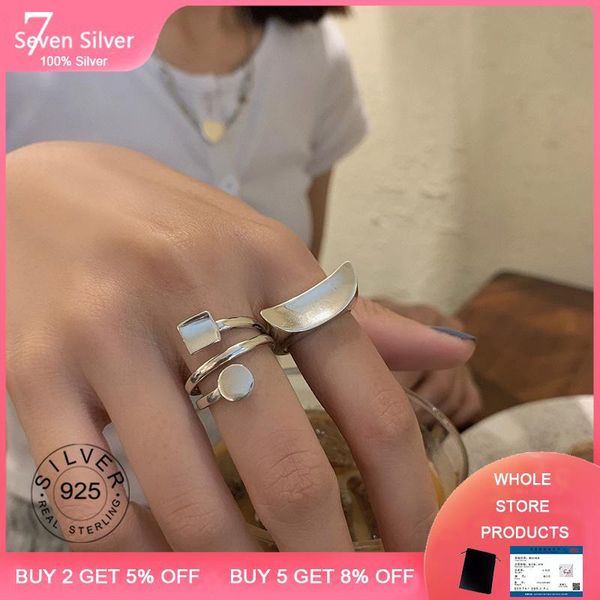 new fashion simple personality simple 925 sterling silver fine jewlery adjustable opening rings, Golden;silver
new fashion simple personality simple 925 sterling silver fine jewlery adjustable opening rings, Golden;silver