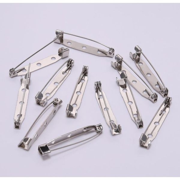 50pcs lot 15 25 30 35 45 mm rhodium brooch clip base pins safety pins brooch settings blank base for diy jewelry f sqchbj, Gray
50pcs lot 15 25 30 35 45 mm rhodium brooch clip base pins safety pins brooch settings blank base for diy jewelry f sqchbj, Gray
