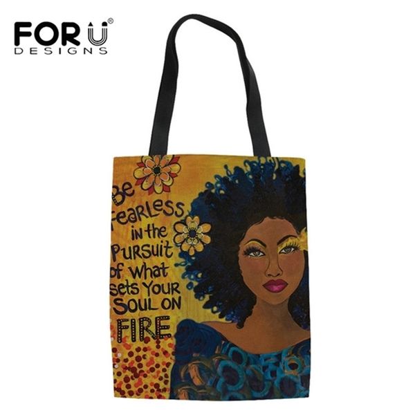 forudesigns art afro lady girls printing canvas reusable shopping women foldable grocery storage bags large casual totes bag y201224
forudesigns art afro lady girls printing canvas reusable shopping women foldable grocery storage bags large casual totes bag y201224
