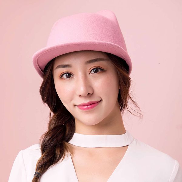 autumn and winter new cat ear wool hat korean playful cute cap comfortable warm felt hat girl, Blue;gray
autumn and winter new cat ear wool hat korean playful cute cap comfortable warm felt hat girl, Blue;gray