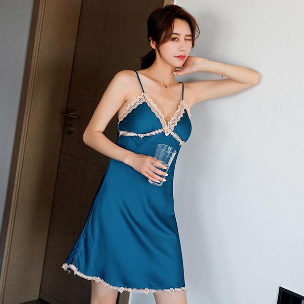 women's sleepwear women spaghetti strap nightdress satin intimate lingerie silky nightgown sleep dress 2021 nightwear home dressing gow, Black;red
women's sleepwear women spaghetti strap nightdress satin intimate lingerie silky nightgown sleep dress 2021 nightwear home dressing gow, Black;red