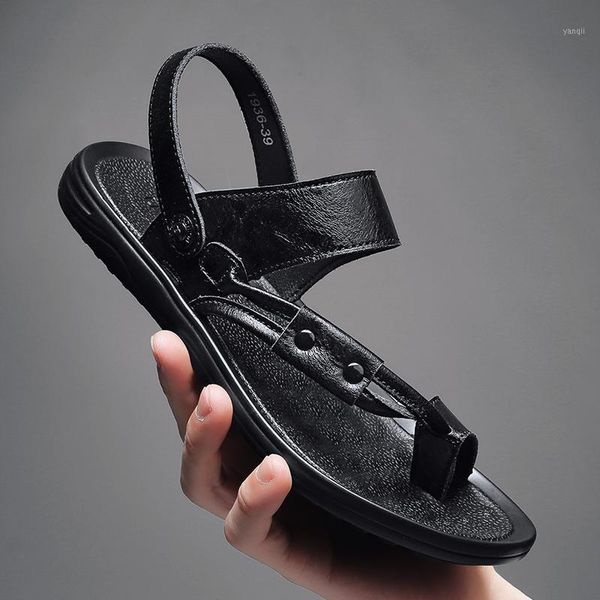 sandals leather men summer beach sandalias man fashion slippers outdoor casual sneakers zapatos de hombre1, Black
sandals leather men summer beach sandalias man fashion slippers outdoor casual sneakers zapatos de hombre1, Black