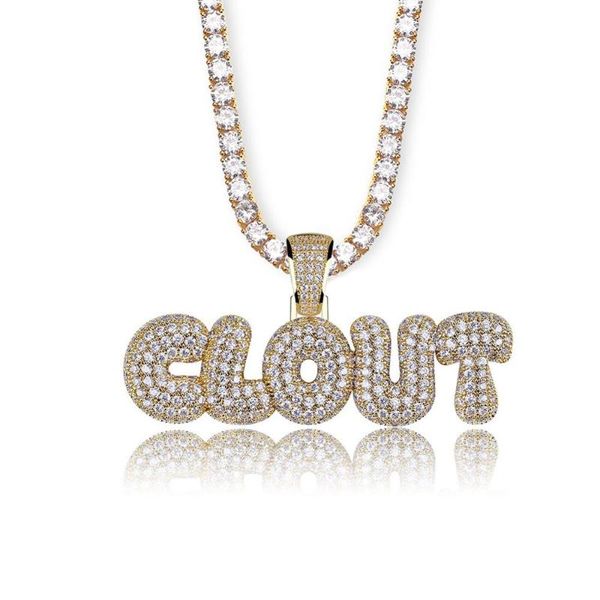 hip hop clout bubble letter pendant necklace brass gold silver color all iced out micro pave cz charm for men women gifts bling
hip hop clout bubble letter pendant necklace brass gold silver color all iced out micro pave cz charm for men women gifts bling