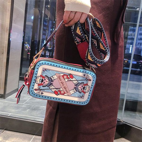 fashion poker cat design women shoulder bags wide strap crossbody bags funny lady messenger bag chic small purse female bag 2020 c1016
fashion poker cat design women shoulder bags wide strap crossbody bags funny lady messenger bag chic small purse female bag 2020 c1016