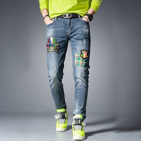 gmjeb men's famous brand new slim diamond fashion korean jeans and jeans style elastic pants ankle casual i86eu, Blue
gmjeb men's famous brand new slim diamond fashion korean jeans and jeans style elastic pants ankle casual i86eu, Blue