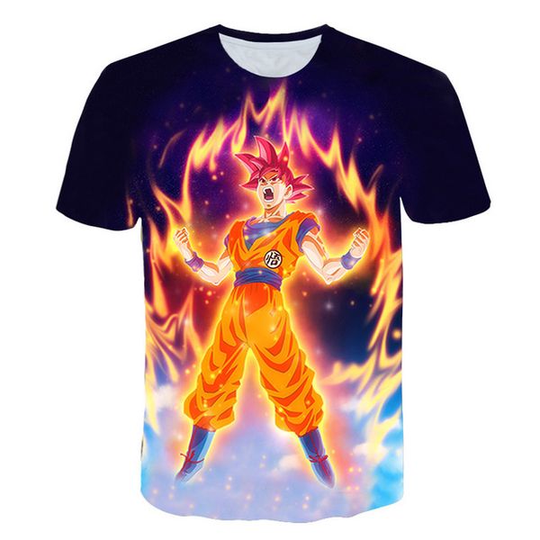 new anime cool wukong street trend selling 3d print shirts funny comics comics men clothing