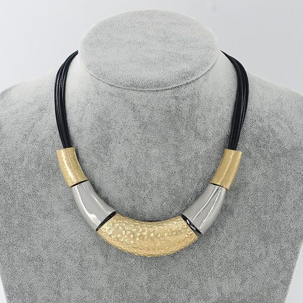 chokers trendy jewelry alloy geometric leather rope short necklace clavicle chain for men and women apply ethnic african, Golden;silver
chokers trendy jewelry alloy geometric leather rope short necklace clavicle chain for men and women apply ethnic african, Golden;silver