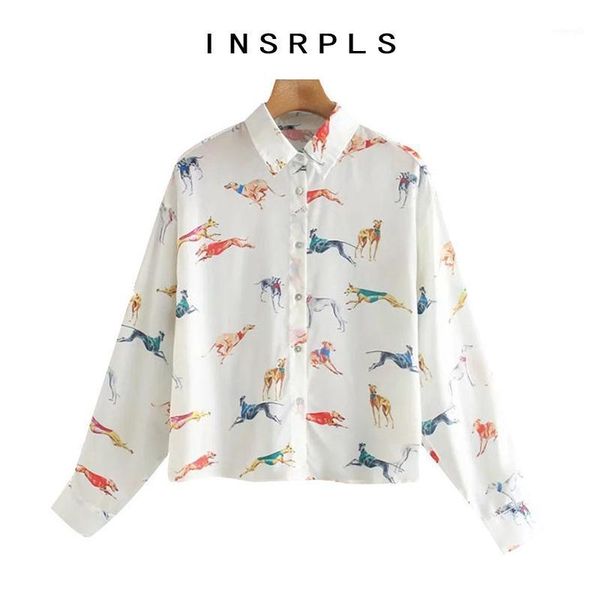 insrpls women fashion animal print loose blouses vintage long sleeve button-up female shirts blusas chic 1, White
insrpls women fashion animal print loose blouses vintage long sleeve button-up female shirts blusas chic 1, White