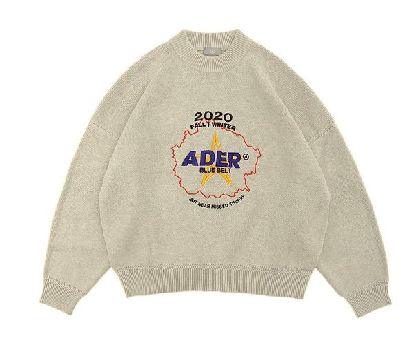 men's sweaters 2021 fall winter ader sweater men women couple 100% cotton pullover hiphip street oversize adererror pullovers, White;black
men's sweaters 2021 fall winter ader sweater men women couple 100% cotton pullover hiphip street oversize adererror pullovers, White;black
