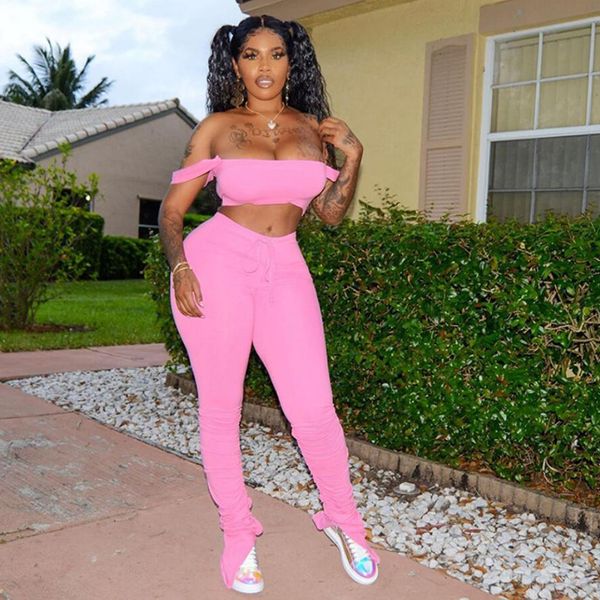 2021 slash neck women's outfit tracksuit solid casual sets summer two piece set women sportswear, Gray
2021 slash neck women's outfit tracksuit solid casual sets summer two piece set women sportswear, Gray