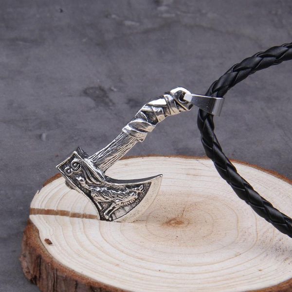 wolf and raven slavic amulets talismans viking odin axe necklaces & pendants norse vikings jewelry turkish men wicca, Silver
wolf and raven slavic amulets talismans viking odin axe necklaces & pendants norse vikings jewelry turkish men wicca, Silver