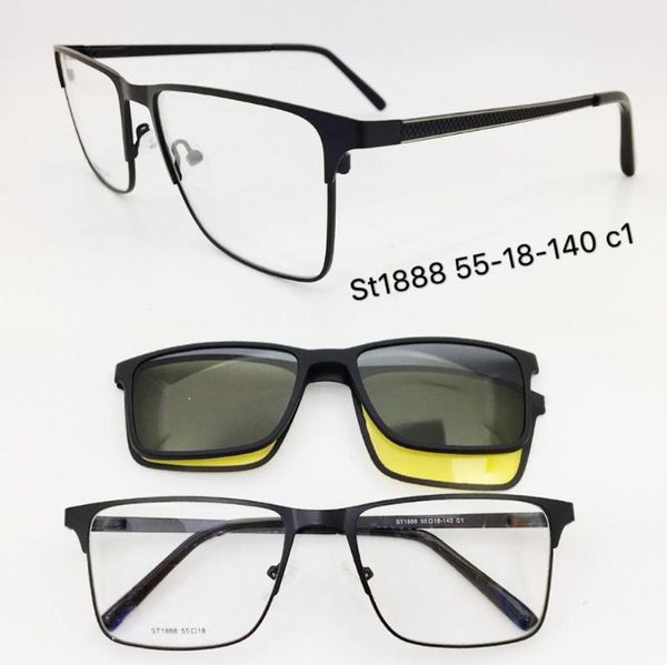 fashion sunglasses frames st1888 ann defee clip on sunglass polarized uv400 metal day and night vision prescription glas, Black
fashion sunglasses frames st1888 ann defee clip on sunglass polarized uv400 metal day and night vision prescription glas, Black