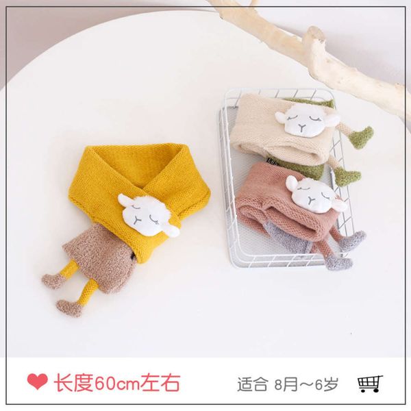 for baby cross knitting neck cartoon boys lamb and girls, Red;brown
for baby cross knitting neck cartoon boys lamb and girls, Red;brown
