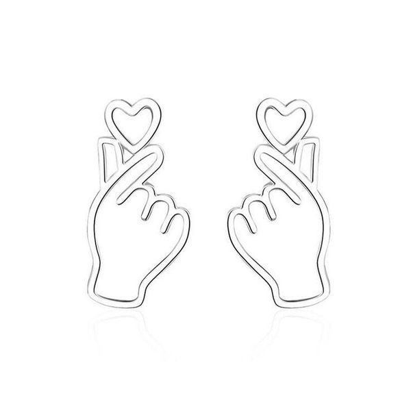 stud fashion 925 silver creative whimsy lovely heart hand earrings for girls women personality earring gift korea jewelry ed583, Golden;silver
stud fashion 925 silver creative whimsy lovely heart hand earrings for girls women personality earring gift korea jewelry ed583, Golden;silver