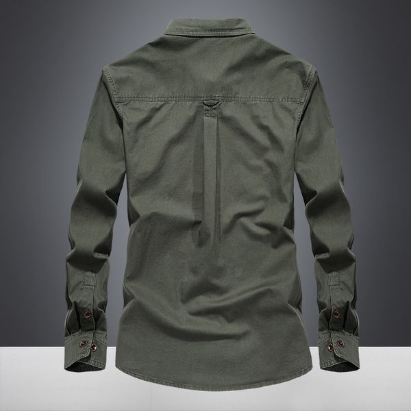 2021 new estilo militar camisas casuais homens da camisa de nova chegada manga slida roupas 5767, White;black
2021 new estilo militar camisas casuais homens da camisa de nova chegada manga slida roupas 5767, White;black
