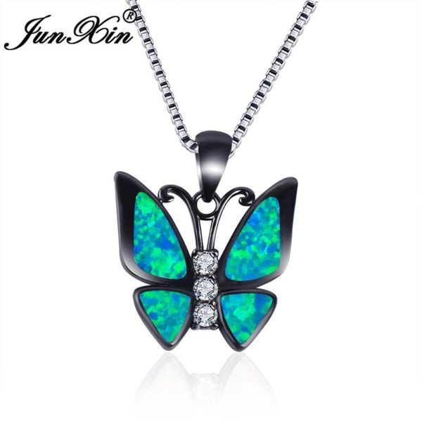 pendant necklaces junxin black gold filled animal choker white crystal zircon necklace for women vivid blue/white fire opal butterfly pendan, Silver
pendant necklaces junxin black gold filled animal choker white crystal zircon necklace for women vivid blue/white fire opal butterfly pendan, Silver