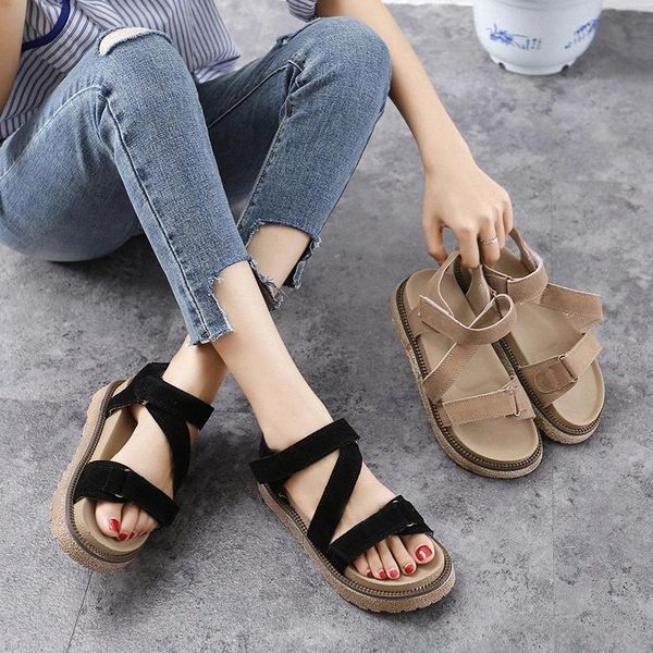 summer women's sandals open toe ankle wrap medium heel platform beach sandals women slip on flip flops casual safety women shoe #tt0i, Black
summer women's sandals open toe ankle wrap medium heel platform beach sandals women slip on flip flops casual safety women shoe #tt0i, Black