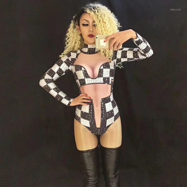 glisten black white gird bodysuit women prom costumes stage wear body suits dance nightclub singer rhinestone outfit dj2831, Black;red
glisten black white gird bodysuit women prom costumes stage wear body suits dance nightclub singer rhinestone outfit dj2831, Black;red
