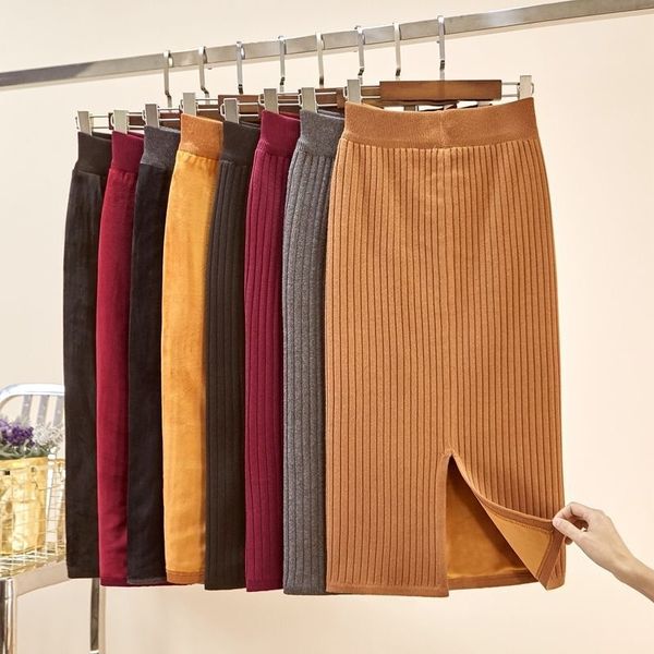 winter women skirt fashion new bag hip plus velvet thick warm knit skirt slim casual office female t200113, Black
winter women skirt fashion new bag hip plus velvet thick warm knit skirt slim casual office female t200113, Black