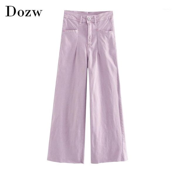 women high waisted wide leg jeans 2020 zipper casual solid denim pants streetwear straight purple jeans trousers1, Blue
women high waisted wide leg jeans 2020 zipper casual solid denim pants streetwear straight purple jeans trousers1, Blue