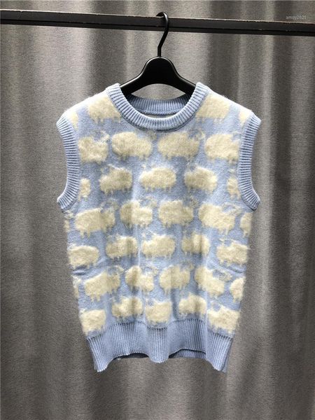 women's sweaters women sweater autumn style wool cotton sleeveless round neck knitted pullover full body animal pattern decoration thre, White;black
women's sweaters women sweater autumn style wool cotton sleeveless round neck knitted pullover full body animal pattern decoration thre, White;black