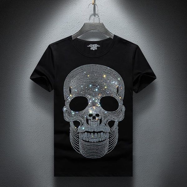 casual t-shirt men 2021 summer short sleeve fashion streetwear o-neck slim cotton tshirts rhinestone plus size s-7xl male, White;black
casual t-shirt men 2021 summer short sleeve fashion streetwear o-neck slim cotton tshirts rhinestone plus size s-7xl male, White;black