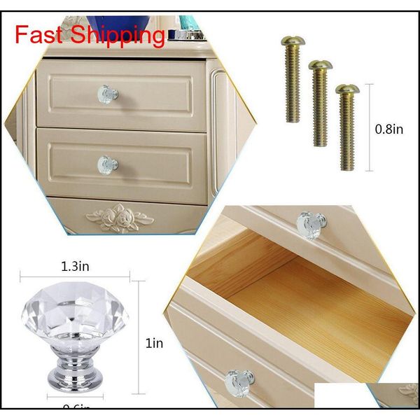 10 pcs crystal glass cabinet knobs 30mm diamond shape drawer kitchen cabinets dresser cupboard wardr qylcgx toys2010
10 pcs crystal glass cabinet knobs 30mm diamond shape drawer kitchen cabinets dresser cupboard wardr qylcgx toys2010