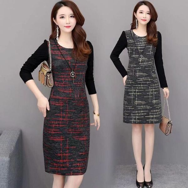 sopso big mom spring and autumn fashion skirt long length sleeve printed women 2020 new middle-aged dress women's skirt medium skirtlon, Black;gray
sopso big mom spring and autumn fashion skirt long length sleeve printed women 2020 new middle-aged dress women's skirt medium skirtlon, Black;gray