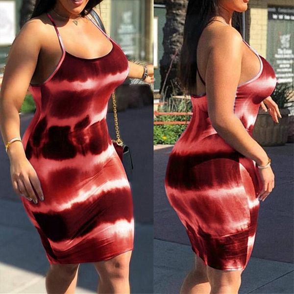 casual dresses 2021 women's dress tie-dye printed bandage round neck halter nightclub for female slim fashion dress1, Black;gray
casual dresses 2021 women's dress tie-dye printed bandage round neck halter nightclub for female slim fashion dress1, Black;gray